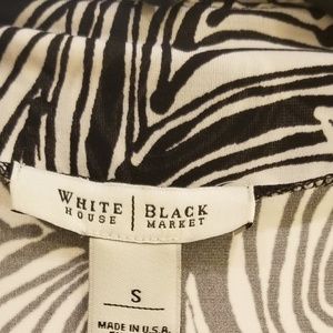 Short Sleeve Floral knit White House Black Market